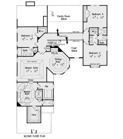 Second Floor for House Plan #8594-00131