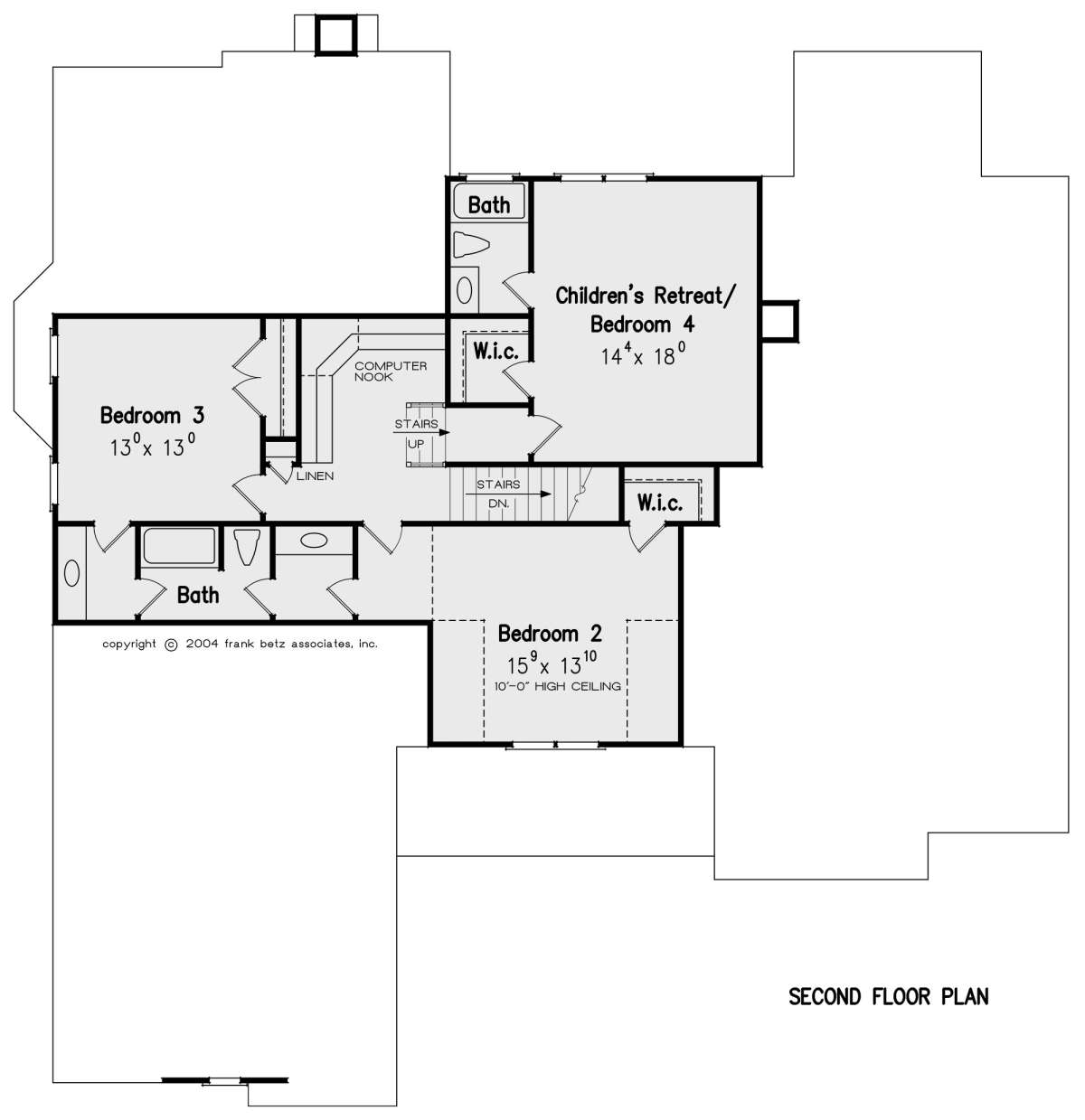 Second Floor for House Plan #8594-00133