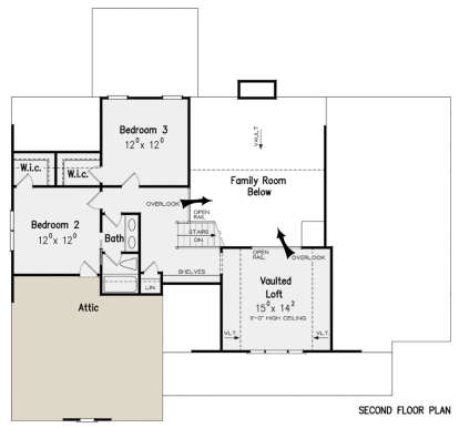 Second Floor for House Plan #8594-00134