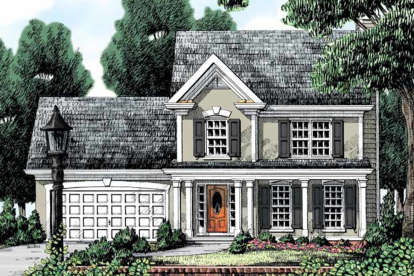 Traditional House Plan #8594-00136 Elevation Photo