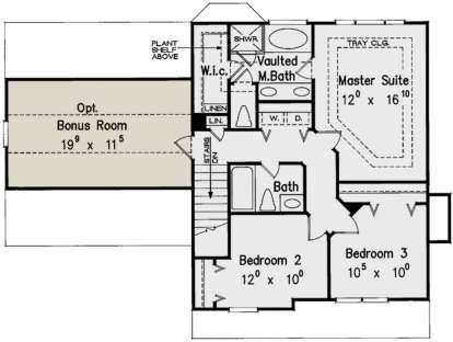 Second Floor for House Plan #8594-00136