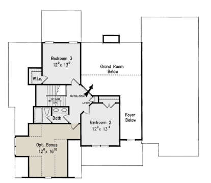 Second Floor for House Plan #8594-00137