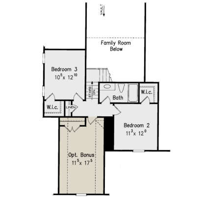 Second Floor for House Plan #8594-00139