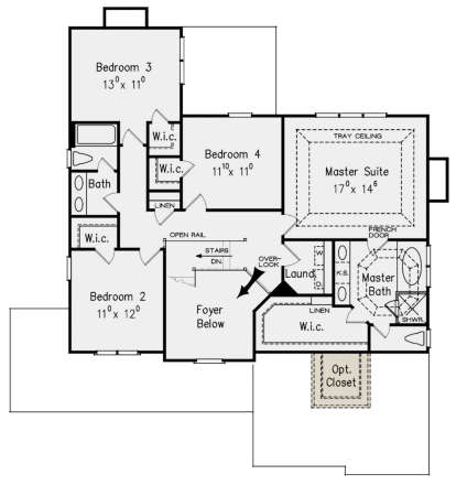 Second Floor for House Plan #8594-00141