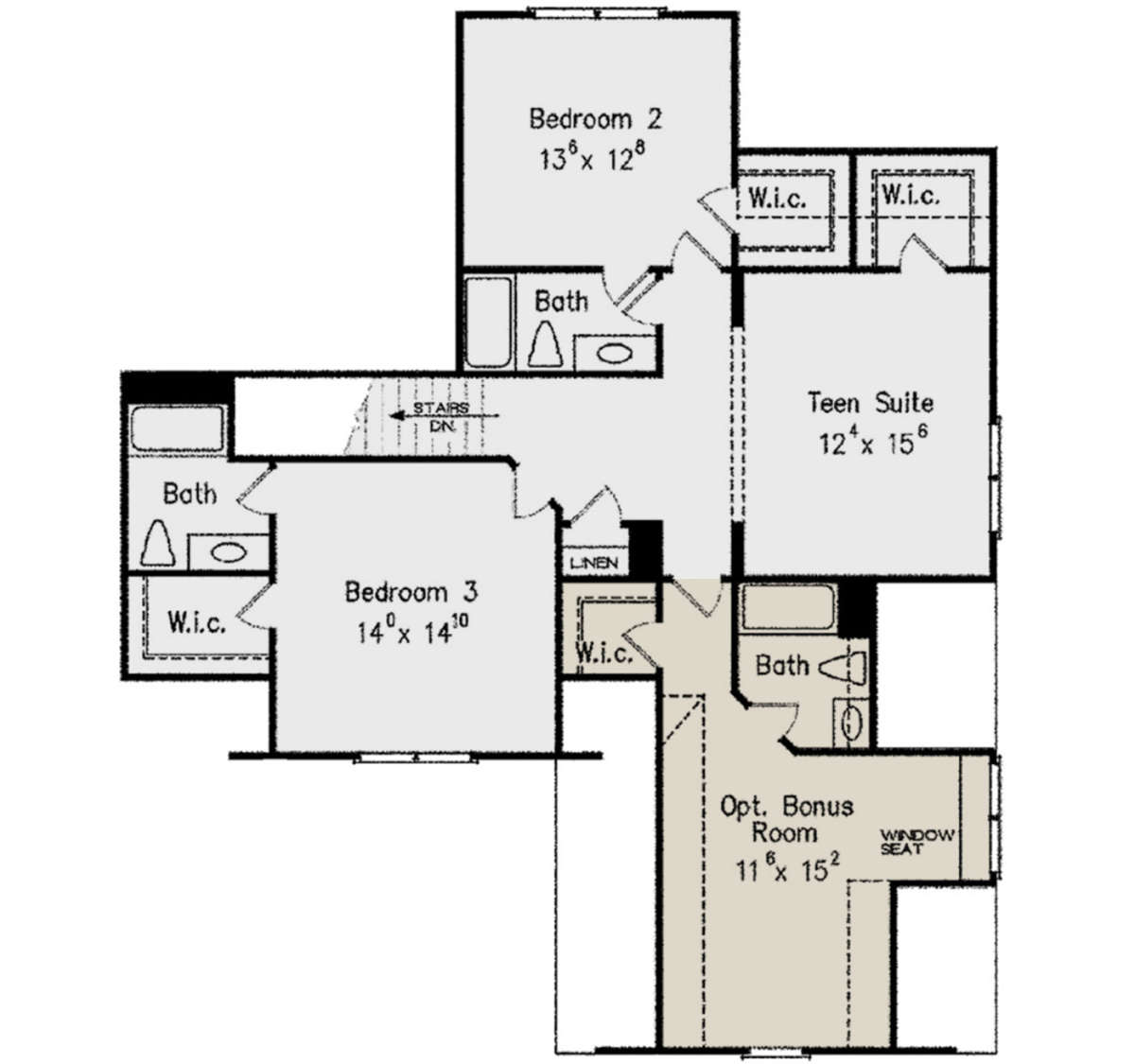 Second Floor for House Plan #8594-00142