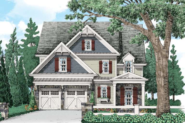House Plan House Plan #20950 Front Elevation 
