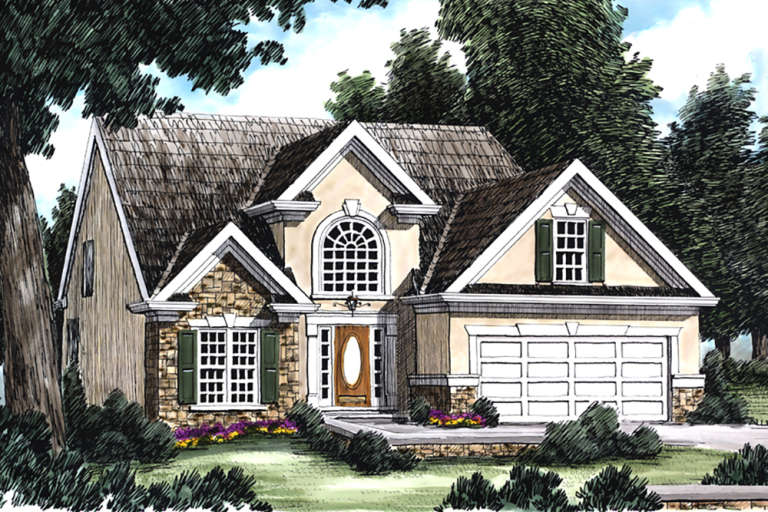 House Plan House Plan #20952 Front Elevation 
