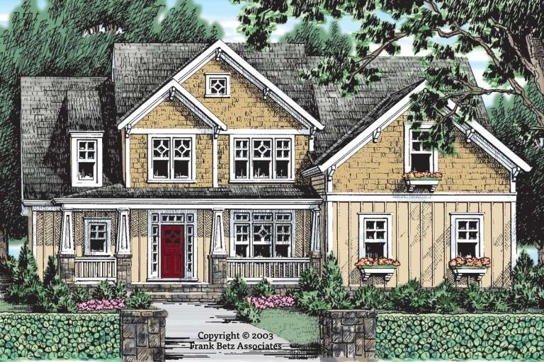 House Plan House Plan #20953 Front Elevation 
