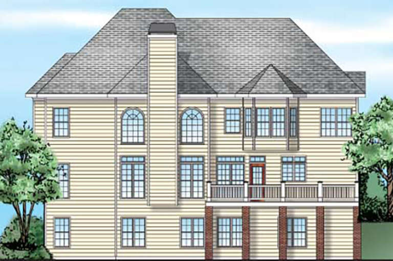 European House Plan #8594-00147 Elevation Photo