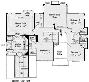 Second Floor for House Plan #8594-00147