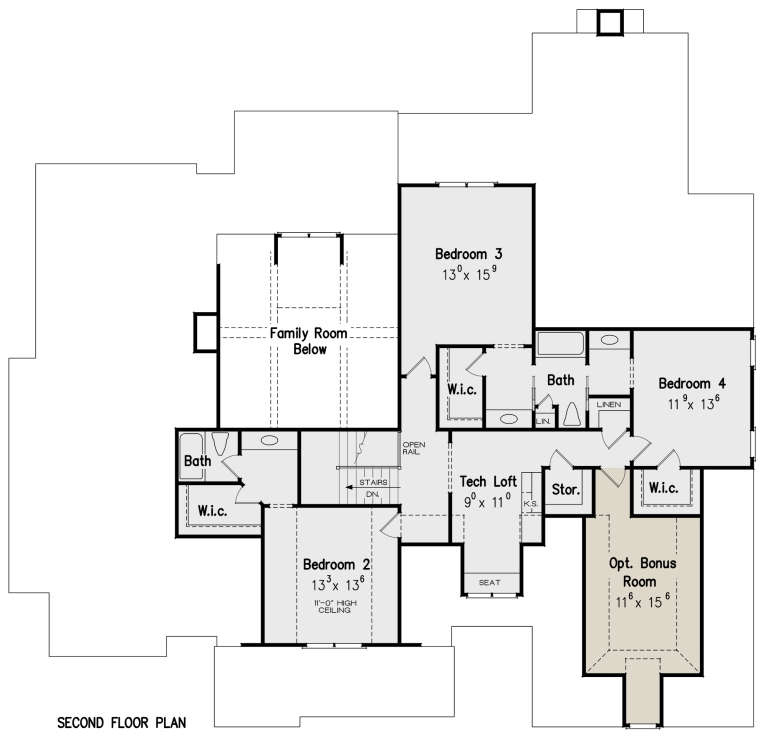 House Plan House Plan #20955 Drawing 2