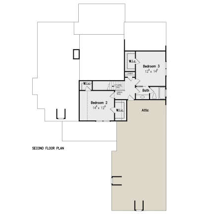 Second Floor for House Plan #8594-00149