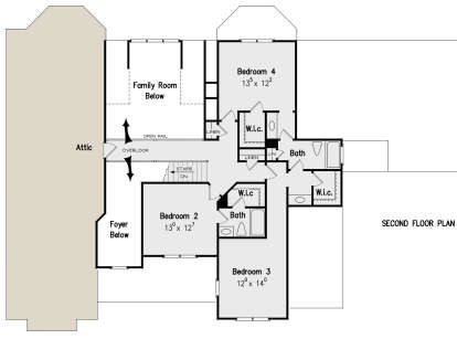 Second Floor for House Plan #8594-00151