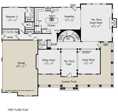 House Plan House Plan #20959 Drawing 1