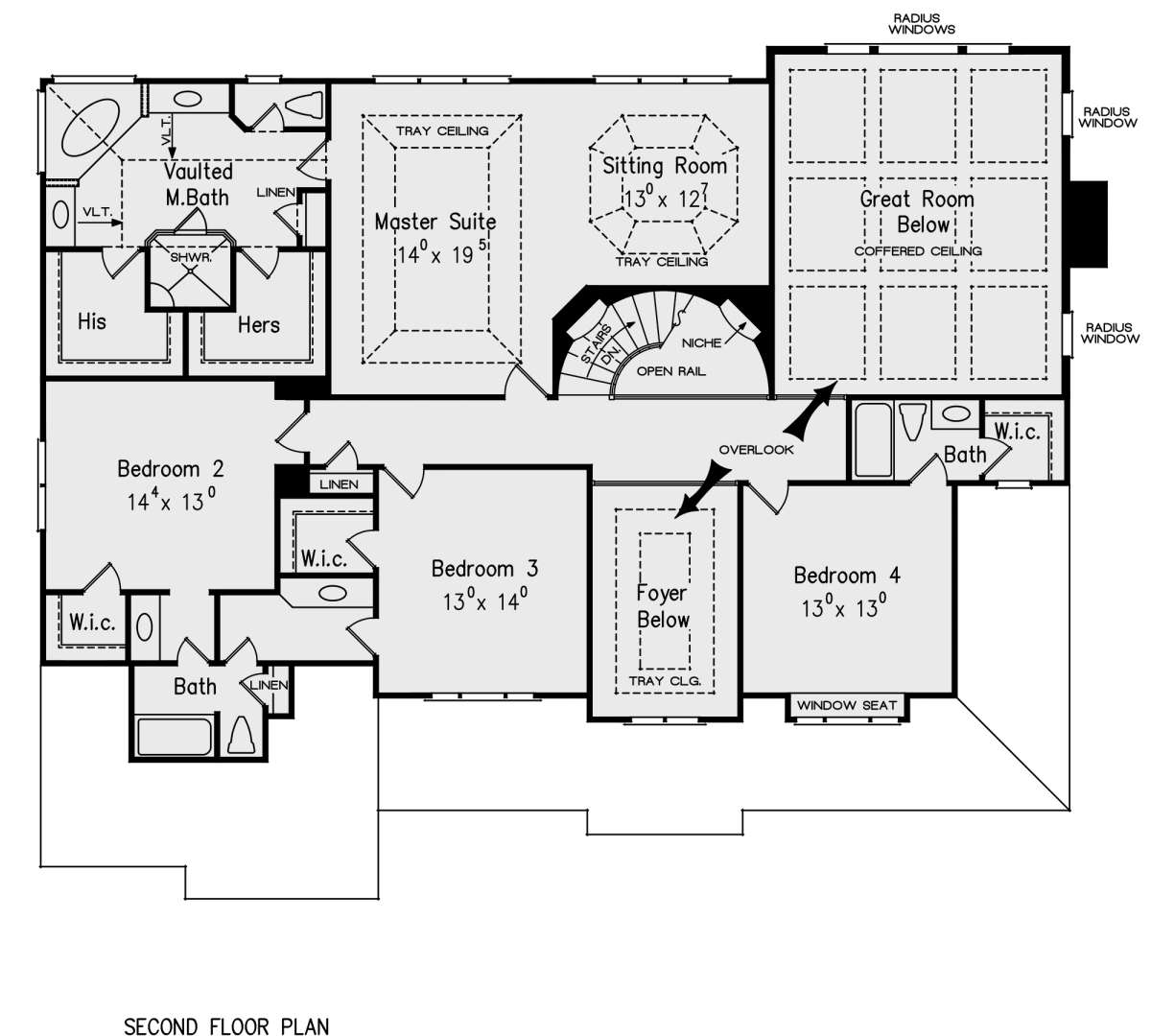 Second Floor for House Plan #8594-00152