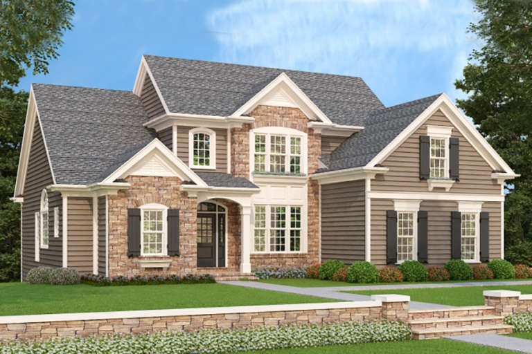 House Plan House Plan #20961 Front Elevation 
