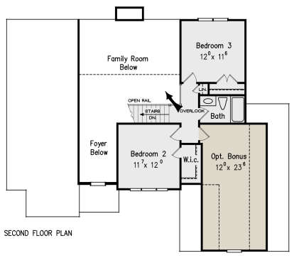 Second Floor for House Plan #8594-00154