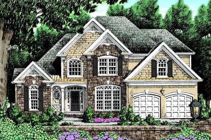 Traditional House Plan #8594-00155 Elevation Photo
