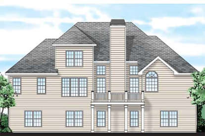 European House Plan #8594-00158 Elevation Photo