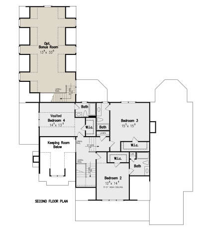 Second Floor for House Plan #8594-00159