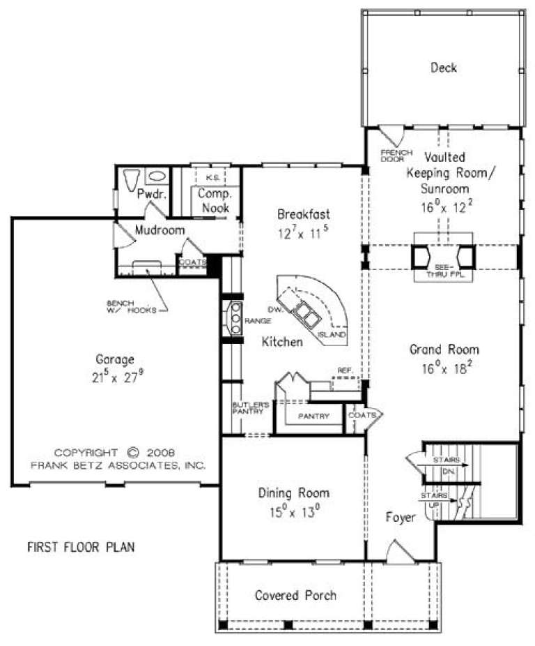House Plan House Plan #20967 Drawing 1