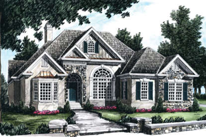 Traditional House Plan #8594-00165 Elevation Photo