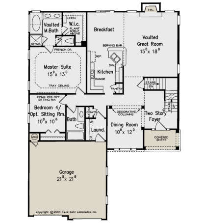Main Floor for House Plan #8594-00166