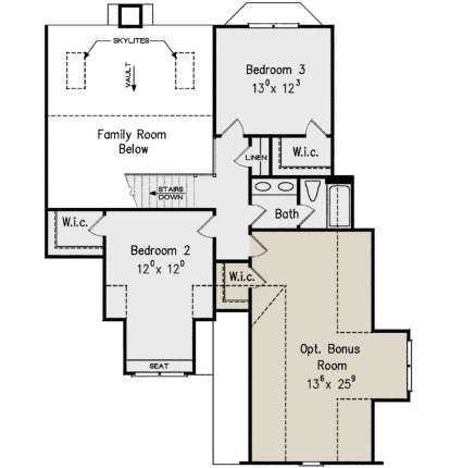 Second Floor for House Plan #8594-00167