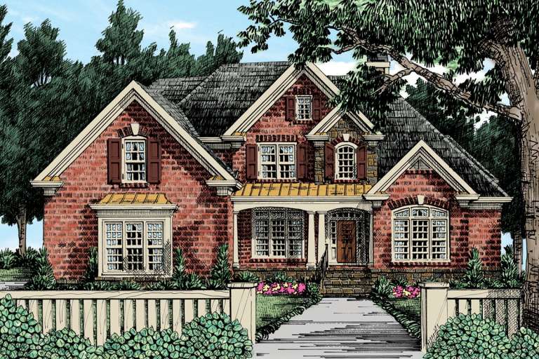 House Plan House Plan #20975 Front Elevation 