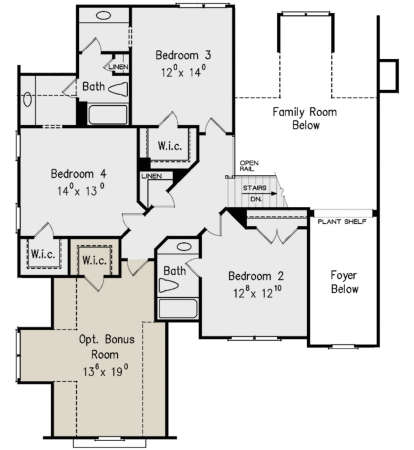 Second Floor for House Plan #8594-00168