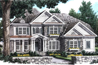 Traditional House Plan #8594-00169 Elevation Photo