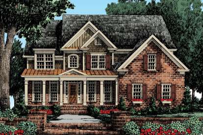 Traditional House Plan #8594-00171 Elevation Photo