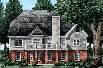 Traditional House Plan #8594-00172 Elevation Photo