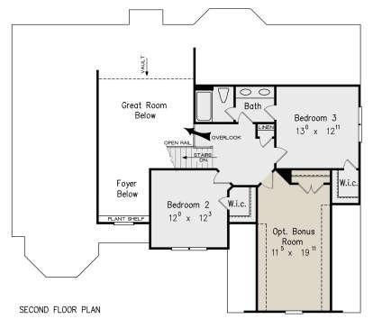 Second Floor for House Plan #8594-00172