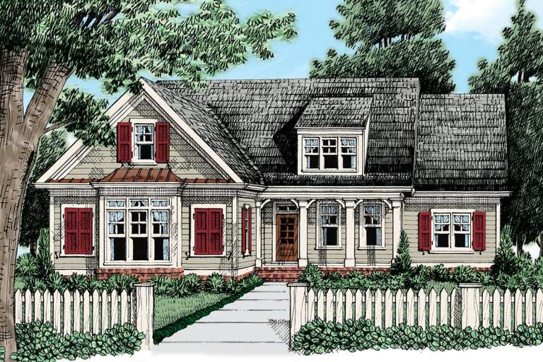House Plan House Plan #20980 Front Elevation 