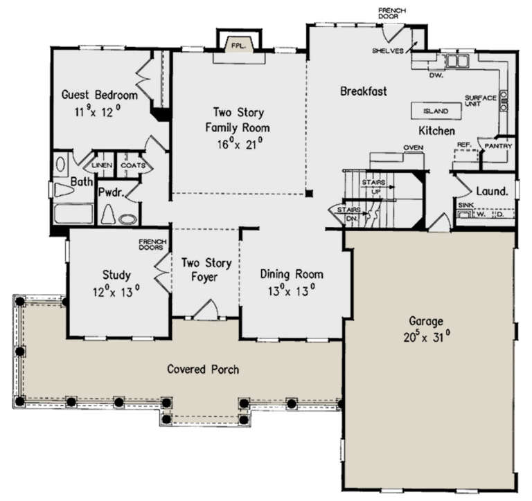 House Plan House Plan #20982 Drawing 1
