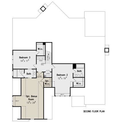 Second Floor for House Plan #8594-00177