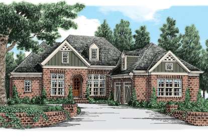 European House Plan #8594-00181 Elevation Photo