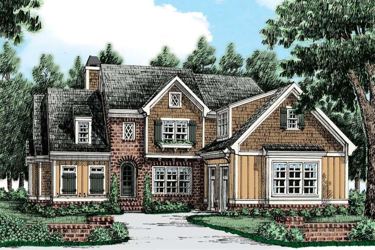 House Plan House Plan #20989 Front Elevation 