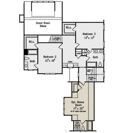 Second Floor for House Plan #8594-00182