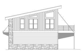 Modern  House Plan #940-00156 Elevation Photo