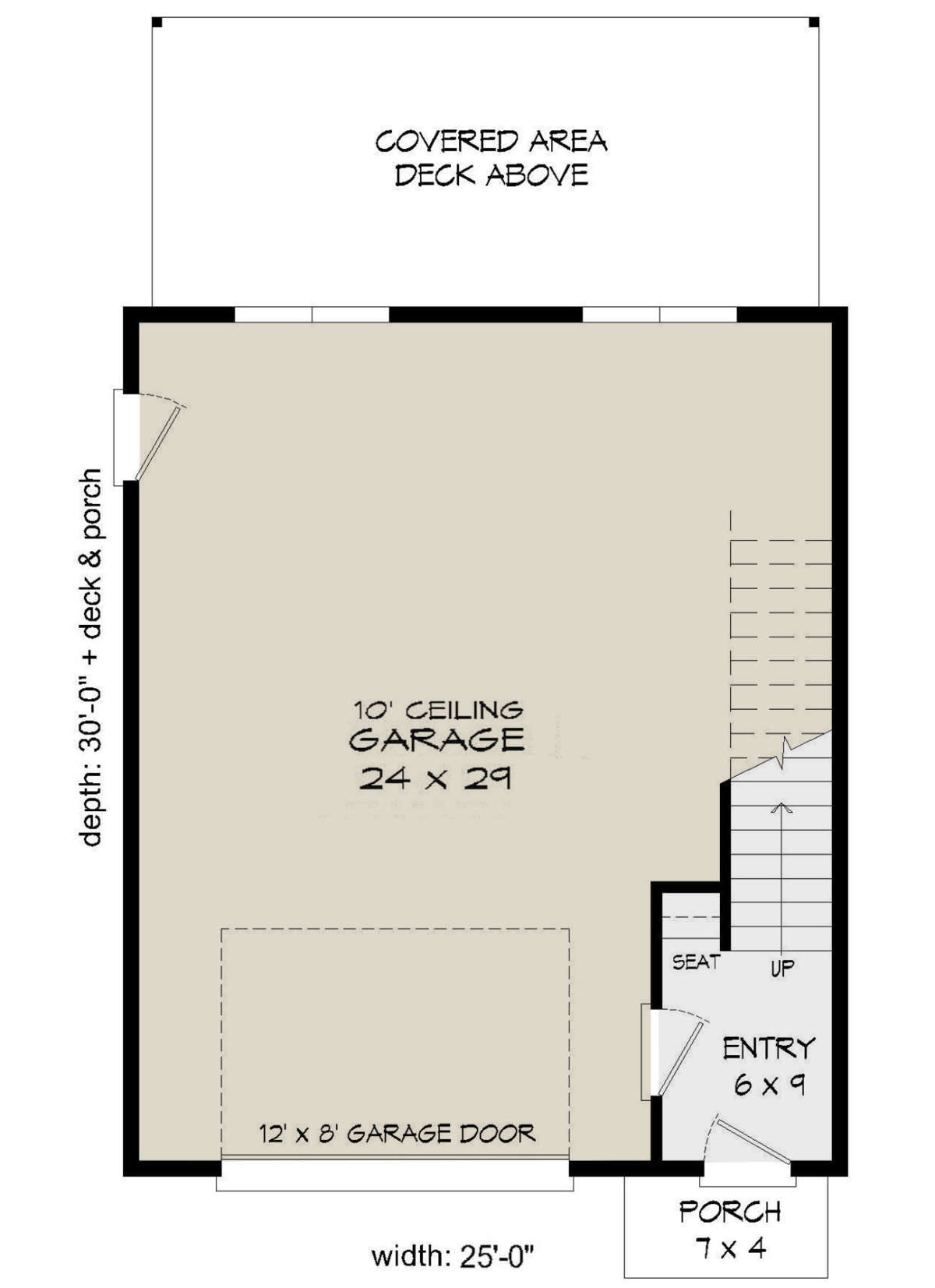 First Floor for House Plan #940-00156