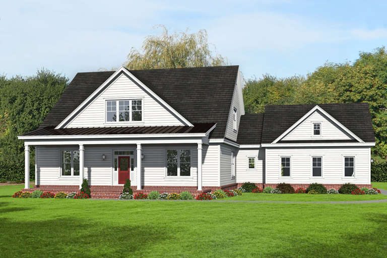 House Plan House Plan #20991 Front Elevation 