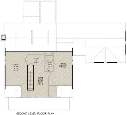 Future Second Floor for House Plan #940-00157