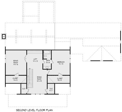 Second Floor for House Plan #940-00159