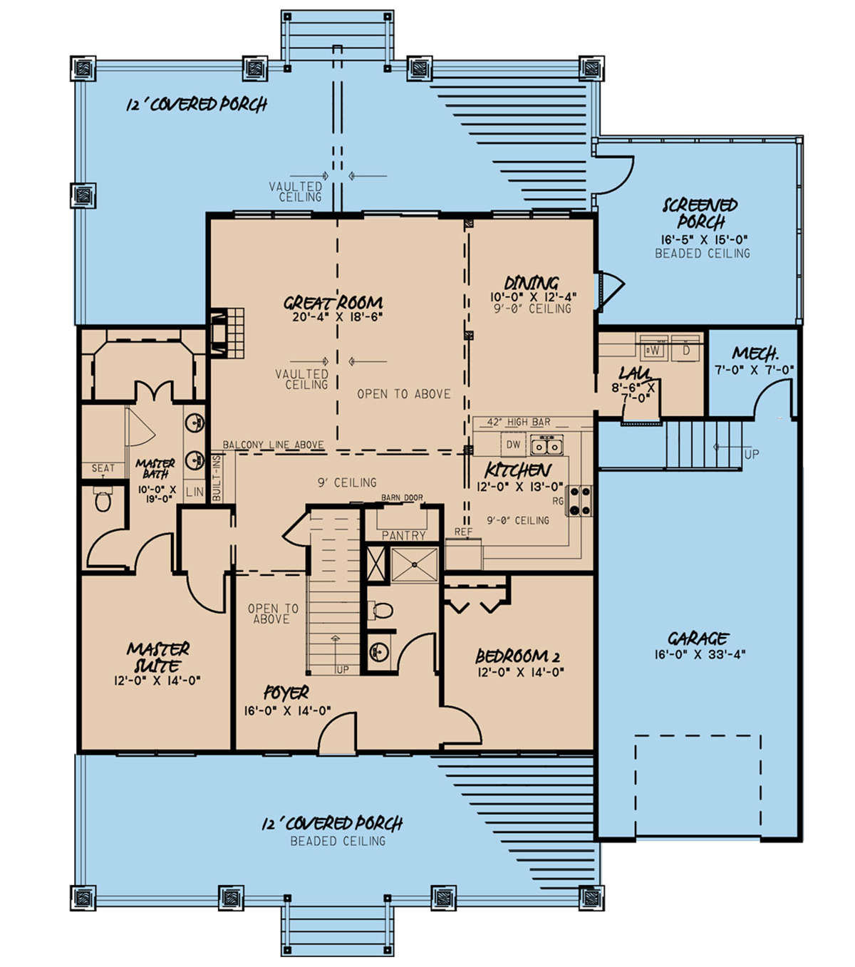 Main Floor for House Plan #8318-00114