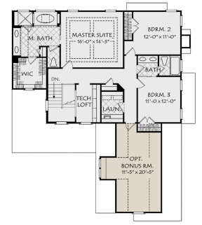 Second Floor for House Plan #8594-00183