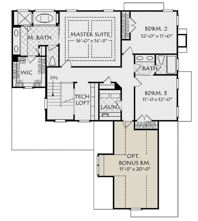 House Plan House Plan #20996 Drawing 2