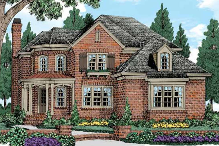 House Plan House Plan #20997 Front Elevation 