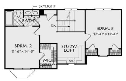 Second Floor for House Plan #8594-00185